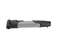 Naroote Pompe à Vélo Portable et Durable pour Un Gonflage Rapide des Pneus pour Vélos de Montagne/Route Nylon/ABS Rouge/Bleu/Jaune 5.7-6.1oz (Grey)