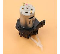 Naroote Pompe Doseuse Péristaltique, Auto-amorçante Efficace pour Analyse en Laboratoire D'aquarium, Tête de Tube 12V/24V (24 V 1 * 3)