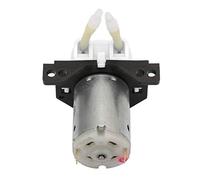 Naroote Pompe Péristaltique DC6V, Micro Pompe à Eau, Remplacement de Tube Pratique pour Aquarium et Laboratoire, Matériau de Tube en Silicone (WHITE)