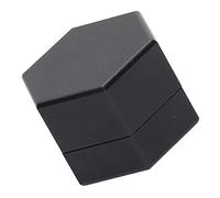 Naroote Pool Chalk Porte-Craie, Billard Craie Craie Mini Pool Hexagonal Cue Boîte à avec Joint Porte-Craie pour Les Amateurs de Billard (Black)