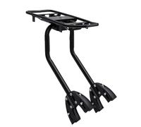 Naroote Porte-Bagages Arrière 110lb Capacité Alliage d'Aluminium | Réglable de 32 à 42cm, Robuste, pour Vélos de Montagne et de Route, Trajets Camping Voyages