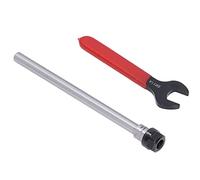 Naroote Porte-outil à Tige Droite, CNC Spacer Sleeve/Shaft Extender High Concenticity 1-7 Mm Plage de Serrage ER11 Adaptateur Collet for Lathe Machine (C10-ER11A-150L)