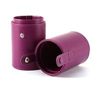 Naroote Porte-Pinceaux de Maquillage, étui Cosmétique Portable et Durable pour Les Voyages avec Fermeture à Pression Facile à Transporter, Pinceaux de Protection Scène Applicable : Voyage PU de Haute