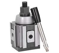 Naroote Poteau D'outil à Changement Rapide, Support CNC de Haute qualité, Type de Piston pour Tour Tournant de 6 à 12 Pouces, en Acier à Haute Teneur en Carbone, 1 X Porte-outil