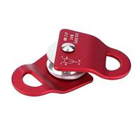 Naroote Poulie d'escalade, Petite Poulie Aluminium d'aviation avec à Haute Résistance pour l'alpinisme 'escalade (rouge)