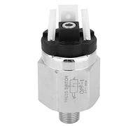 Naroote Pressostat à Pression Réglable de 0,1 à 1 MPa, Vanne G1 8 Pouces AC220 V 48 VAC DC, Contrôleur de Tension d'isolation élevée avec Protection IP54, Idéal pour le Milieu Aérien dans un