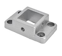 Naroote Profilés en Aluminium Base Fixe 3030, Connecteur Haute dureté, Fixe pour Bases à Bride, Idéal pour les Projets de Bricolage, Alliage D'aluminium 1 unité