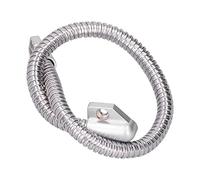 Naroote Protecteur de Câble de Boucle de Porte de Contrôle D'accès, Manchon Flexible en Acier Inoxydable pour Serrures de Porte et Systèmes de sécurité, 424mm de Long