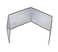 Naroote Protection contre les éclaboussures à 4 Côtés, Panneau galvanisé Résistant à la Chaleur, écrans Pliables avec Blocage de Graisse, Idéal pour la Prévention des éclaboussures de Cuisinière à