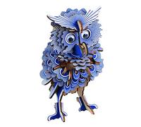 Naroote Puzzle Hibou en Bois 3D, Modèle éducatif pour Enfants et Adultes, Jouet D'assemblage Amusant pour la Famille, Matériau en Bois Sûr