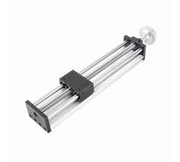 Naroote Rail Coulissant Linéaire à Course de 300 Mm, Matériau Solide, Table Coulissante Manuelle à Vis à Billes CNC pour Machine de Routeur avec Volant, pour Machines de Production