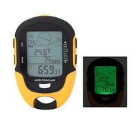Naroote Récepteur de Navigation GPS Multifonction, Montre Extérieure, Appareil de Navigation avec Boussole, Vitesse de Montée, Baromètre, Thermomètre, Hygromètre et GPS Beidou Double IP44, Idéal