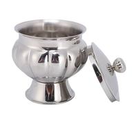 Naroote Récipient à Cubes de Sucre, Sucrier en Acier Inoxydable 304 avec Couvercle, Récipient de Cuisine d'une capacité de 400 Ml pour Collations thé café Noix