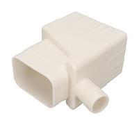 Naroote Recuperateur d Eau de Pluie, Récupérateur d'eau de Pluie Rectangulaire,Système Rectangulaire de Collecte des Eaux de Pluie Tuyau 40 Pouces pour l'irrigation de la Pelouse (Blanc)