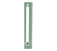 Naroote Règle de Boussole en Plastique, Haute Précision, Exquis, pour Dessin D'étudiant, Outil D'apprentissage à Droite pour étudiants (GREEN)