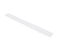 Naroote Règle de Déchirement du Papier pour les Activités Artisanales, Règle Polyvalente Double Face, Mesure Précise pour les Arts et L'éducation, Matière Plastique, 1 unité