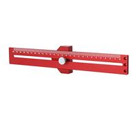 Naroote Règle de Travail du Bois, T carré Sèche T Type de Frappe de Frappe d'alliage en Aluminium avec une échelle de Marquage du Bois à échelle Précise