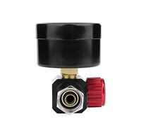 Naroote Régulateur D'air pour Pistolet Pulvérisateur avec Manomètre, Contrôle du Diaphragme pour une Mesure et un Contrôle Efficaces de la Pression, adapté aux Tailles Mini et Légères, Taille BSP