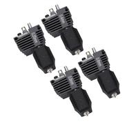 Naroote Remplacement Hotend D'imprimante 3D, 4 Tailles de Buses, 320°C | Extrudeuse, Bloc Chauffant en Cuivre, Buse en Acier trempé, Creator 5 et 5 Pro, PLA CF