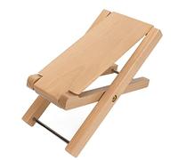Naroote Repose-pieds de Guitare en Bois Durable, Tabouret élégant à 3 Hauteurs Réglables pour les Performances des Guitaristes, 1 unité (Bois de hêtre)