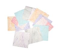 Naroote Réutilisables Notes Adhésives Sèches Effaçables, 4x4 Pouces | Facile à effacer, repositionnable, motif marbré, polyvalent pour la maison, le bureau, l\'école