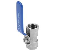 Naroote Robinet à Tournant Sphérique en Acier Inoxydable, Résistant à la Rouille, Filetage Femelle pour Applications D'arrêt, 1 Pièce, 6 Tailles (3/8"(3 points))