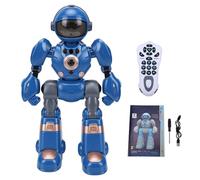 Naroote Robot RC Jouets pour Enfants Robot Programmable Intelligent Marchant Coulissant Chant Dansant Détection Gestes Faible Puissance Garde Contrôle Enregistrement