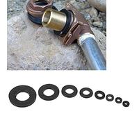 Naroote Rondelles en Nylon, Rondelle M3 Boîte de 500 Pièces Ensemble de Rondelles en Nylon M2 M2.5 M3 M4 M5 M6 M8 M10 Accessoires de Fixation de Matériel (500pcs Joint en Nylon Noir)