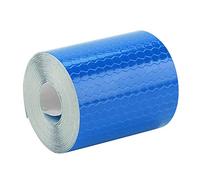 Naroote Rouleau de Ruban Adhésif de sécurité Réfléchissant pour Remorques, Voitures, Vélos, 5 Cm X, Idéal pour les Conducteurs et les Joggeurs, PVC Bleu (BLUE)
