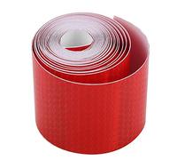 Naroote Rouleau de Ruban Adhésif de sécurité Réfléchissant pour Remorques, Voitures, Vélos, 5 Cm X, Idéal pour les Conducteurs et les Joggeurs, PVC Bleu (rouge)