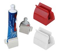 Naroote Rouleau de Tube de Dentifrice, Presse-dentifrice Facile à Utiliser, Poignée Givrée Polyvalente et Durable pour Crèmes pour les Mains (WHITE)