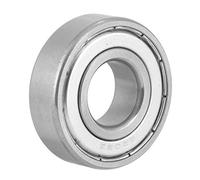 Naroote Roulement à Billes scellé en Métal à Gorge Profonde, Résistant à L'usure 6203-ZZ pour Machine-outil, Moteur, 10 Pièces 17 * 40 * 12mm