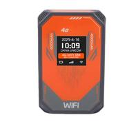 Naroote Routeur WiFi Mobile 4G, Routeur Mobile Haute Vitesse 300 Mbps, Point d'accès de Voyage Portable avec écran LCD et Prend en Charge 8 Appareils, Idéal pour Les Voyages, Le Camping et l'hôtel