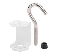 Naroote Sac à Dos sur le Crochet du Sac à Dos, Icônes de Lavage Portables du de Montage de Table en Silicone à la Chambre du Bureau de l'école (WHITE)