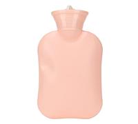 Naroote Sac à Eau Chaude, Sac de Chauffage 500 Ml Sac à Eau Chaude épaississer le PVC Molle PVC Proof Portable Grande Bouteille d'Eau Chaude (PINK)