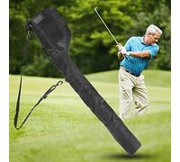 Naroote Sac de Club de Imperméable en Nylon, Couvre-Chef de Protection Portable pour Accessoire de Golfeur, Bandoulière Réglable et Poches Zippées, adapté aux Amateurs de, 49,6 X 10,6 X 4,7 Pouces