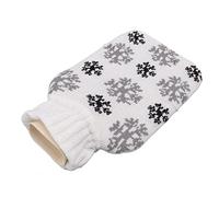 Naroote Sac d'eau Chaude de 2000ML pour Soulager la Douleur, Chaleur Hivernale, Housse Tricotée Douce, Idéale pour les Crampes Menstruelles et les Douleurs Musculaires (flocon de neige)