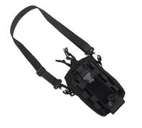 Naroote Sac Pendentif à la Taille, Port de Sac de Téléphone intégré Resistant Le Pack de Taille de la Bouteille d'eau pour Les Voyages Sportifs en Plein Air (Black)