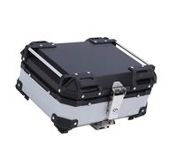 Naroote Sacs de Moto pour Motos, étui Universel pour avec Pulvérisation électrostatique avec Libération Rapide de l'amortisseur avec Base Amovible pour Les (Silver)