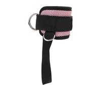 Naroote Sangle de Cheville Réglable, Sangle de Câble de Cheville Polyvalente de sécurité Améliorée, pour Machine à Câble d'entraînement de Gymnastique avec Système de Fixation sécurisé pour (Pink)
