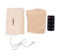 Naroote Sèche Linge Portable, Séchage Rapide Faible Bruit 3 Modes Séchage Double Protection Pliable, Machine à Sécher Électrique Compacte avec Minuterie et Télécommande pour Voyage (Beige)