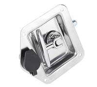 Naroote Serrure à Poignée Durable en Forme de T en Acier Inoxydable avec Mécanisme sécurisé pour Véhicules D'ingénierie de Remorque de Camion, Installation Facile pour la Maison, le Bureau et un