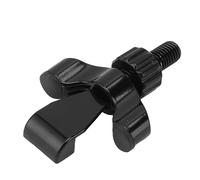 Naroote Serrure de sécurité de Porte Portable Réglable en Acier Inoxydable, Dispositif de sécurité Robuste pour la Maison, L'hôtel, le Dortoir d'université, le Voyage, 3 Unités (BLACK)