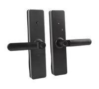 Naroote Serrure Intelligente, Serrure à Empreinte Digitale avec Poignée et Clavier Tactile, Quatre Méthodes de Déverrouillage, Mot de Passe Virtuel, pour les Maisons, les Bureaux