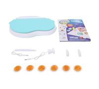 Naroote Set de Dessin Wonder Art, Outil de Dessin sans Salissures avec 6 Tampons de Couleur Longue Durée, 18 Feuilles de Papier Blanc, pour Les Tout-Petits D'âge Préscolaire