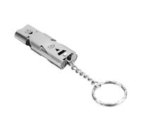 Naroote Sifflet D'entraînement Ultrasonique pour Oiseaux en Métal, Son Fort et Durable pour L'entraînement en Nichoir, Perroquet Portable, Oiseau en Métal 4,3x0,7x0,4 Pouces