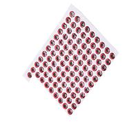 Naroote Simulation 3D Stickerye Sticker, Pêche Lere Eyes Fish Eyes Sticker Fishing Lures 3D HOLOTHAPHIC Simulation LUR LUR Lui (Rouge)