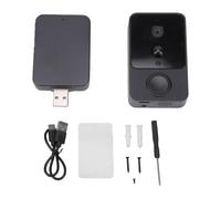 Naroote Sonnette Vidéo Intelligente Tuya 1080P sans Fil IA 2600mAh (Black)
