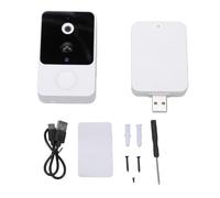 Naroote Sonnette Vidéo Intelligente Tuya 1080P sans Fil IA 2600mAh (White)