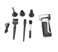 Naroote Souffleur D'air électrique sans Fil ABS avec Moteur sans Balais 130 000 Tr/min, 3 Vitesses, Type C, Rechargeable pour Clavier, PC, Voiture, Nettoyage de la Maison